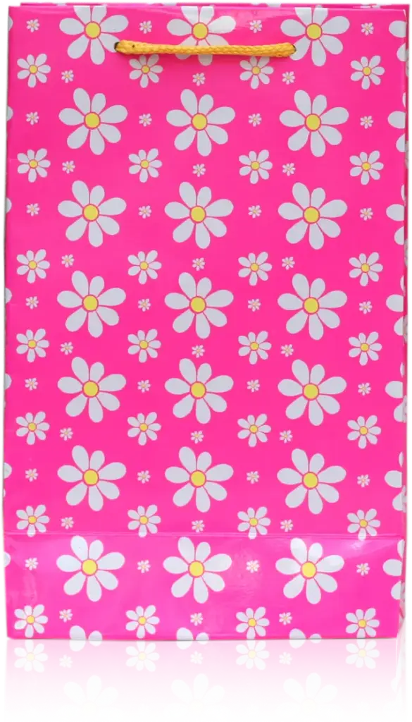 Pink Floral Gift Bag