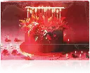Red Elegant Candlelit Gift Bag