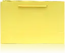 Charming Yellow Fabric-Textured Gift Bag 