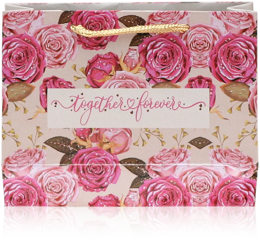 Romantic "Together Forever" Floral Gift Bag