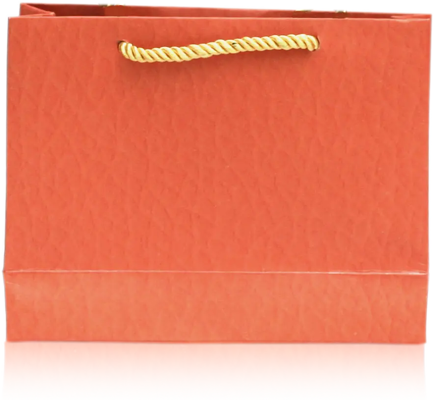 Elegant Textured Orange Gift Bag