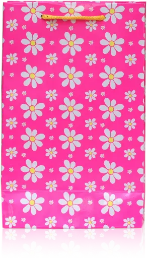 [H2716000000] Pink Floral Gift Bag
