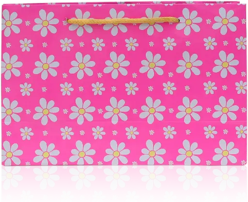 [H2907000000] Pink Floral Gift Bag