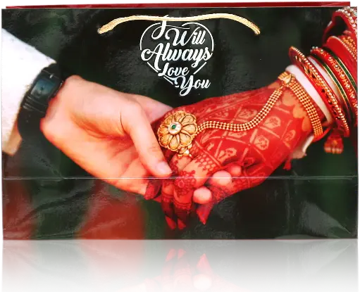 [H2912000000] Wedding Love Gift Bag – "I Will Always Love You"