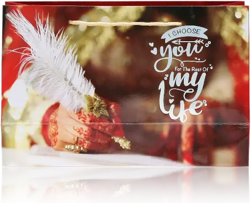 [H2913000000] Romantic Wedding Gift Bag – "I Choose You for the Rest of My Life"