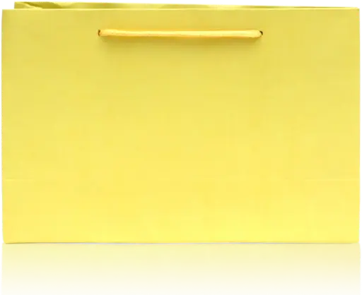 [H2930000000] Charming Yellow Fabric-Textured Gift Bag 