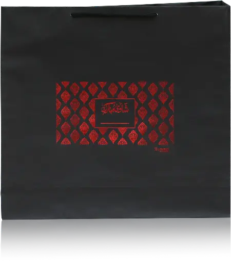[H3106000000] Regal Noir Red Foil Gift Bag
